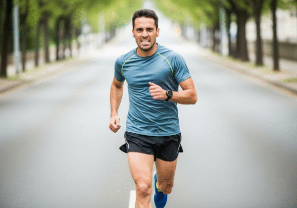 本気のランニング。